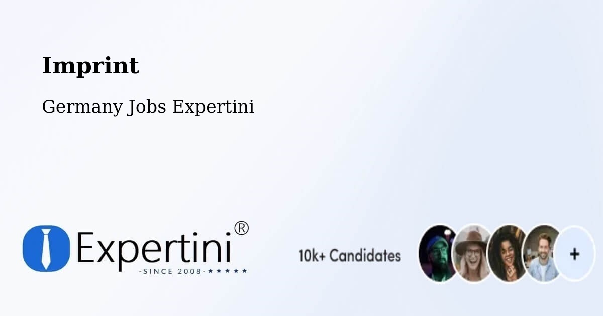 Imprint – Wittenberg - Germany Jobs Expertini