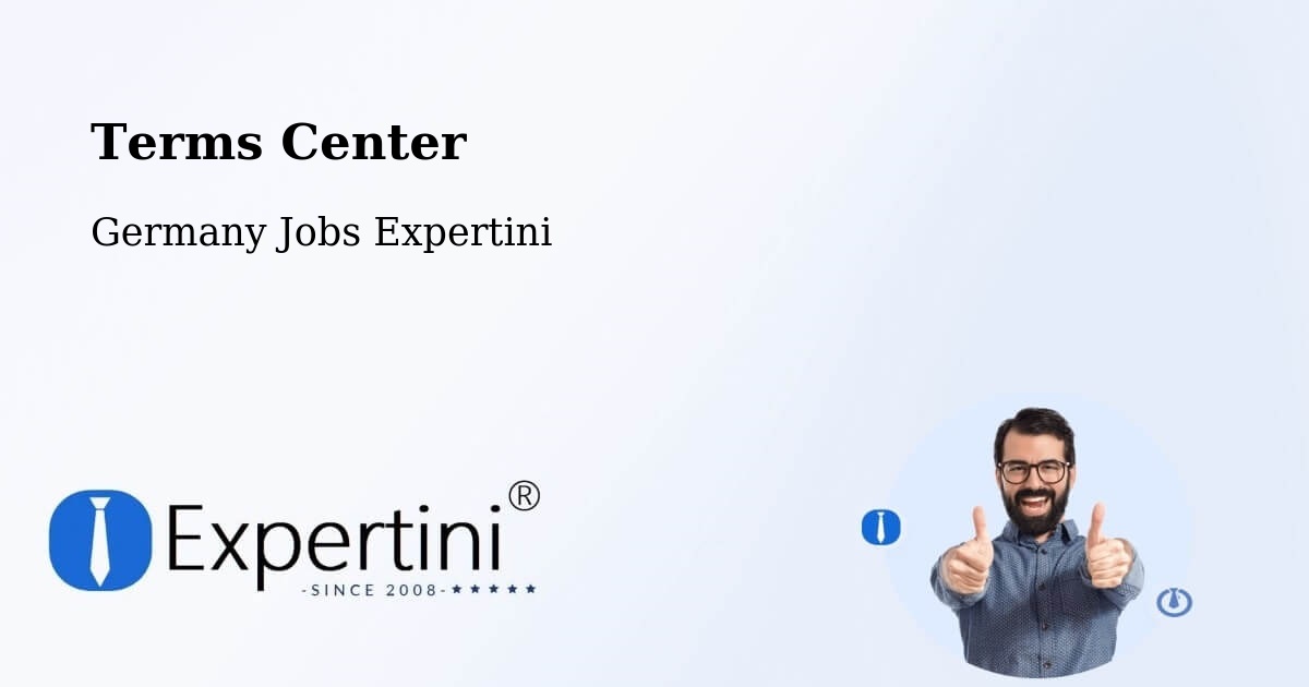 Terms of Service – Wittenberg - Germany Jobs Expertini